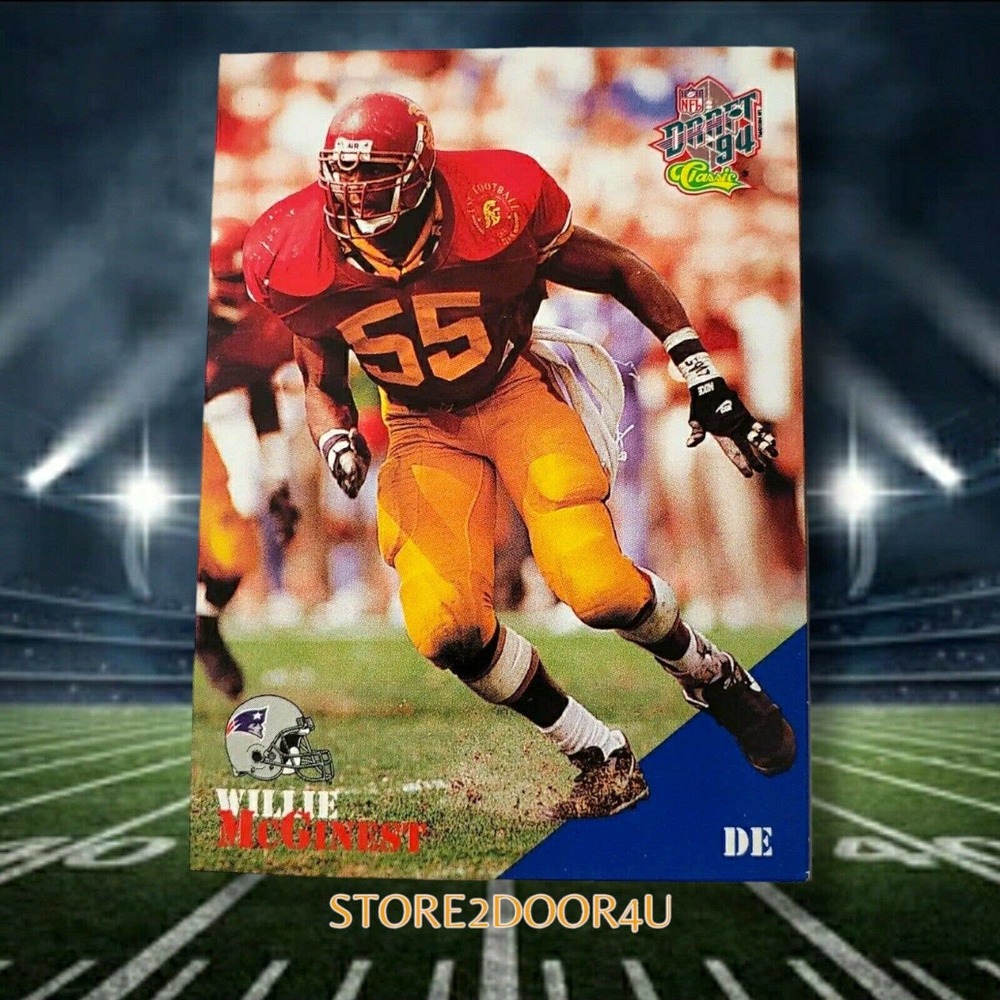 1994 CLASSIC DRAFT # 66 WILLIE McGINEST NFL ROOKIE CARD New England Patriots